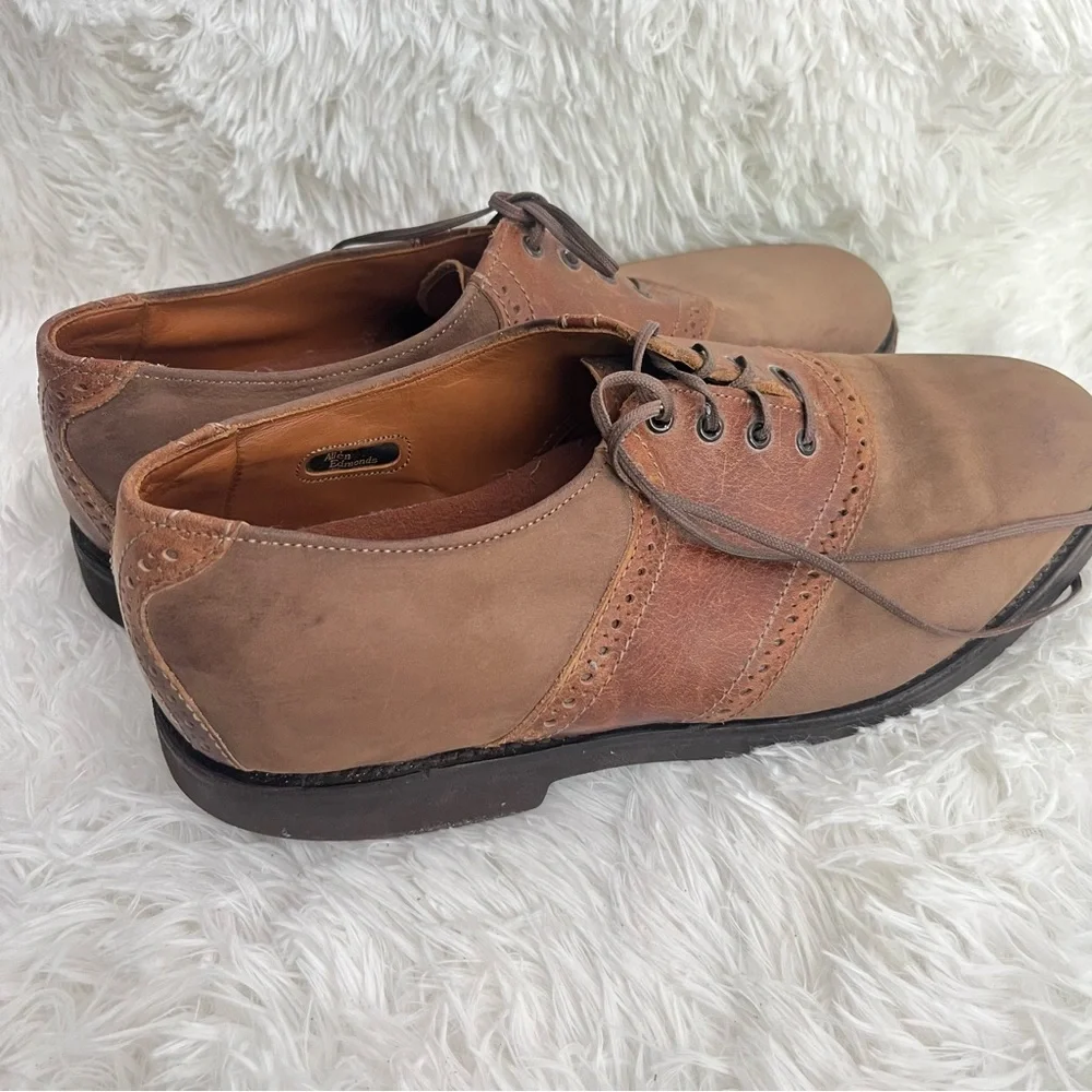 Allen Edmonds Classic Brown Leather Men's Shoes 9.5D - Picture 4 of 12